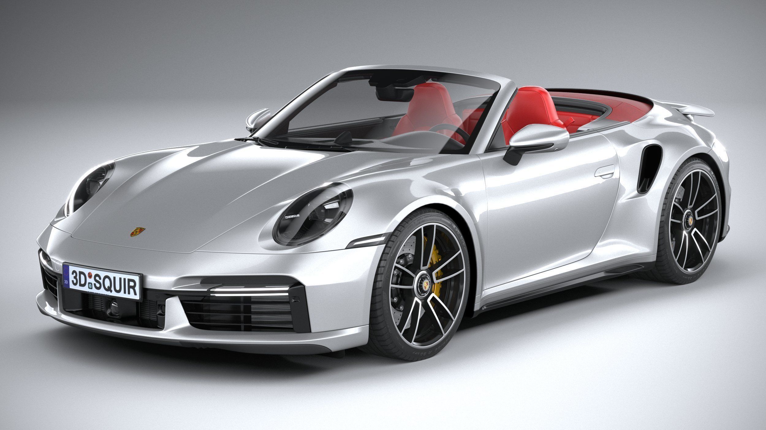 Porsche 911 Turbo S Cabrio 2021 3D model_1