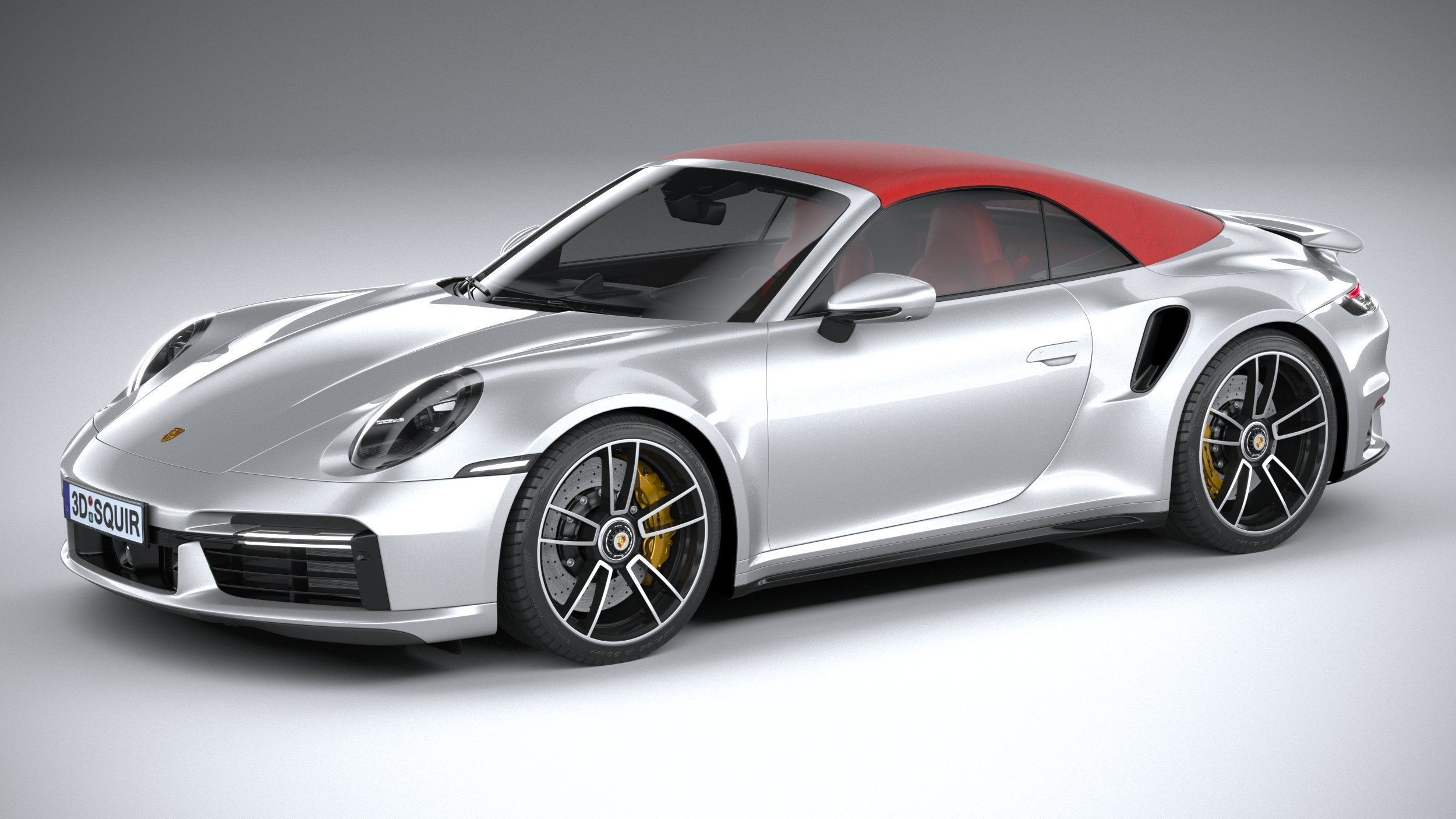 Porsche 911 Turbo S Cabrio 2021 3D model_37