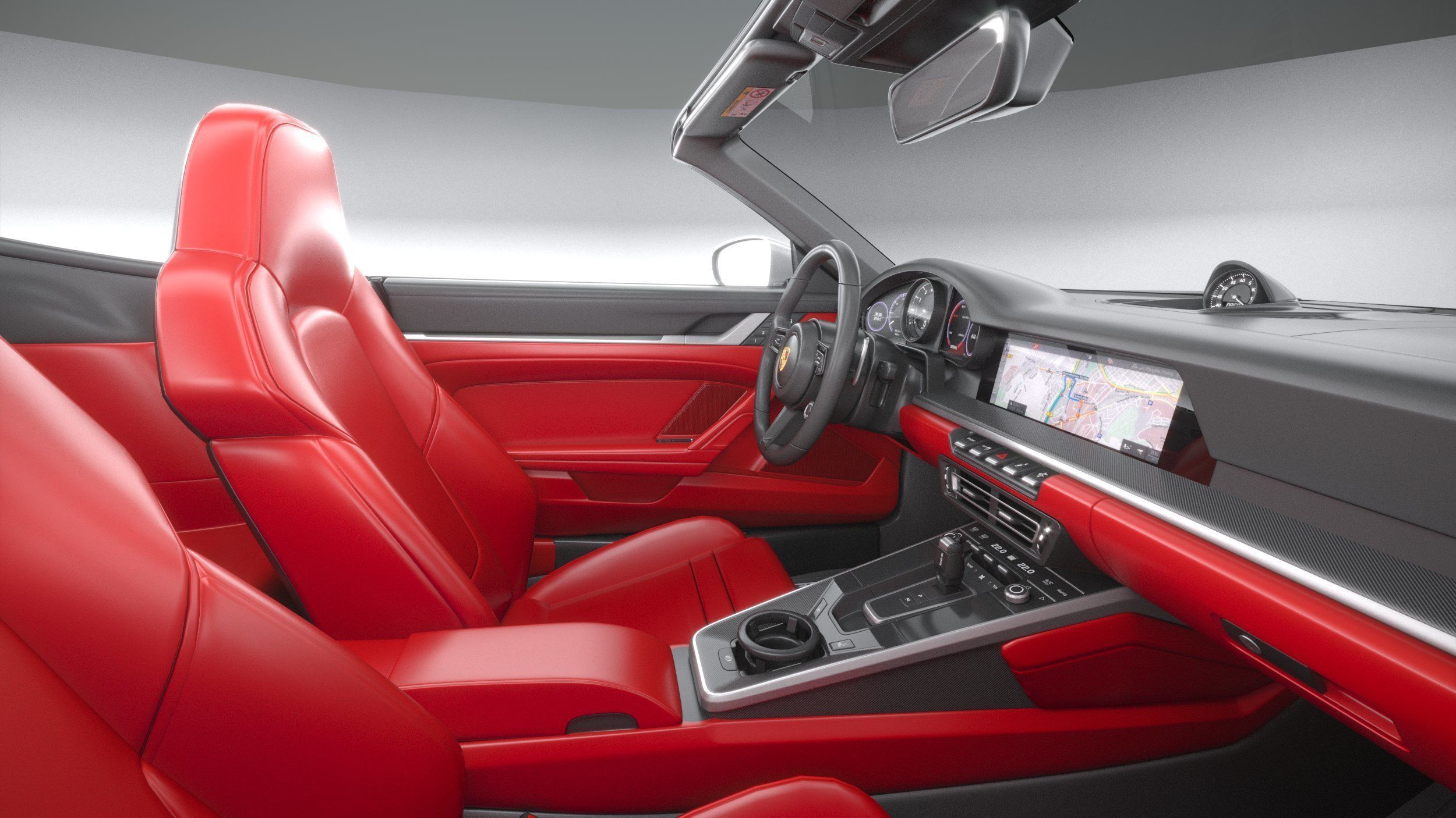 Porsche 911 Turbo S Cabrio 2021 3D model_35