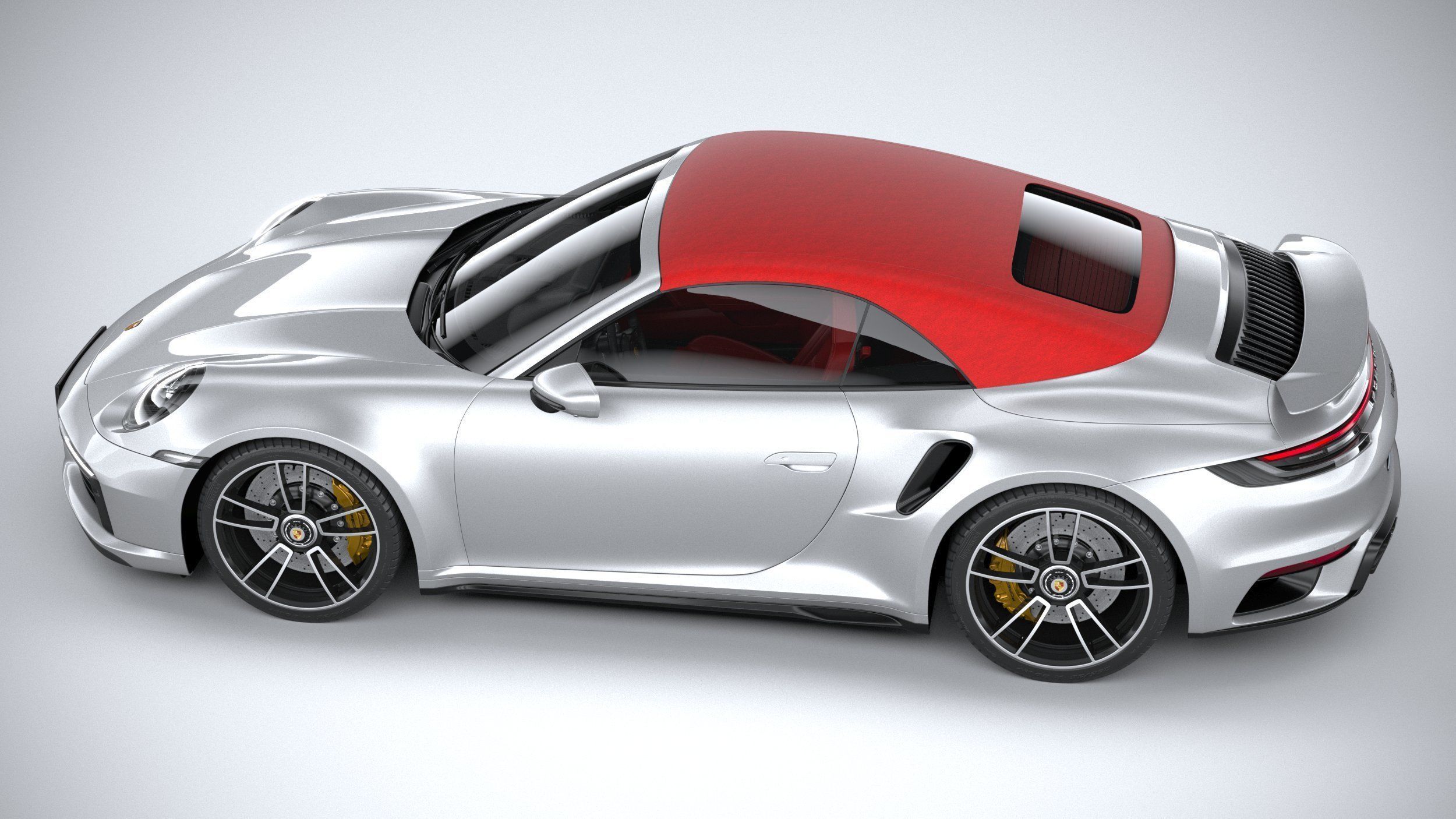 Porsche 911 Turbo S Cabrio 2021 3D model_38