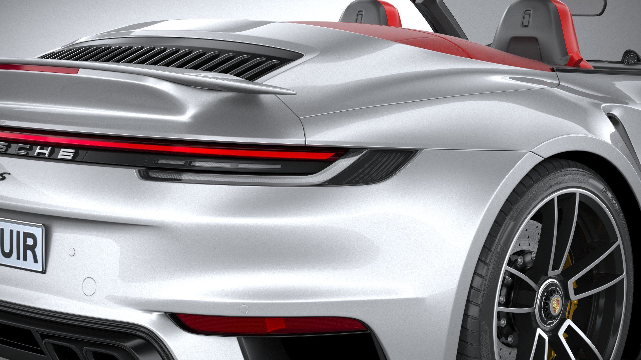 Porsche 911 Turbo S Cabrio 2021 3D model_18