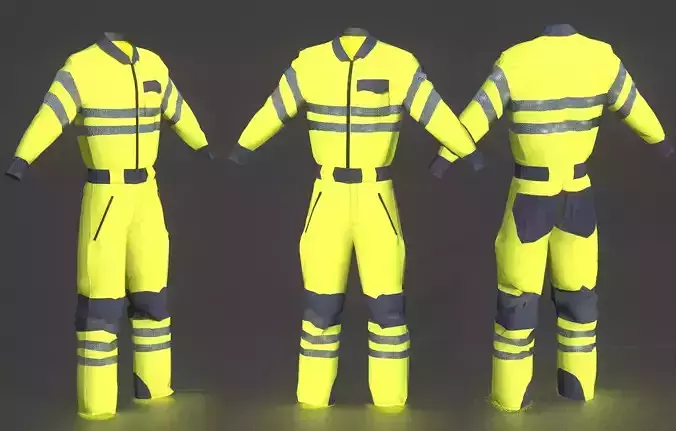 High Vis Safety Workwear Yellow