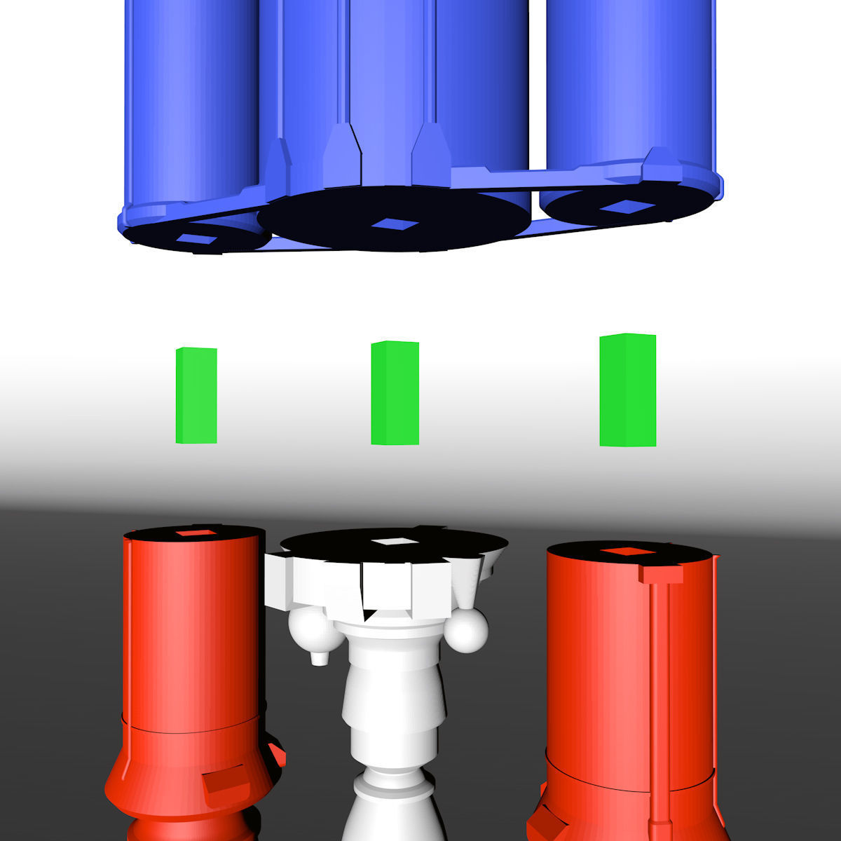 Ariane 5 rocket 3D print model_5