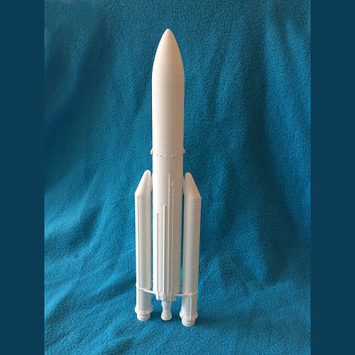 Ariane 5 rocket 3D print model