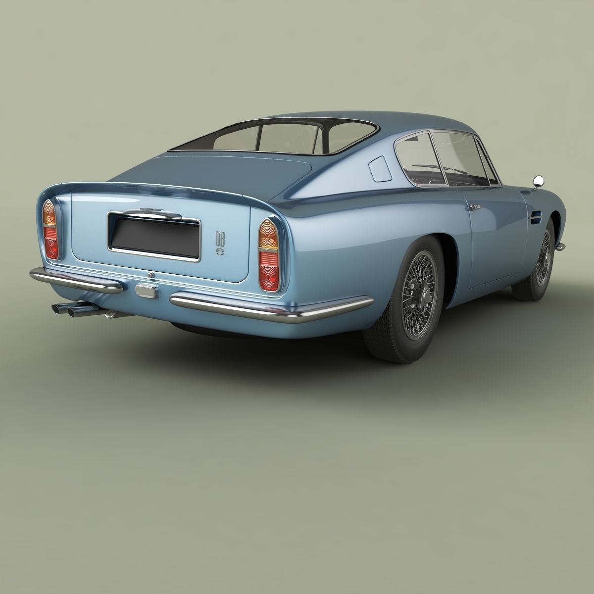 Aston Martin DB6 3D model_2
