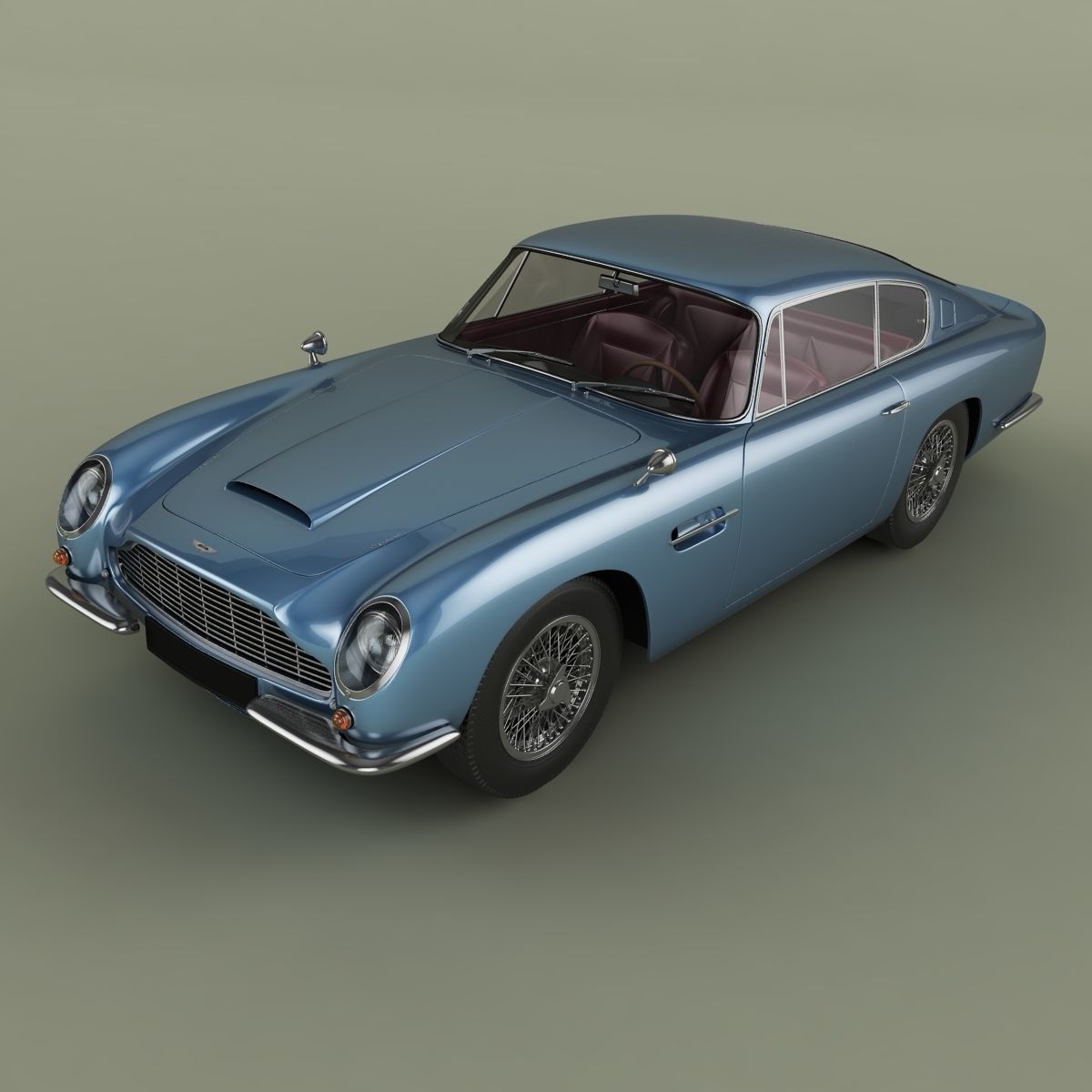 Aston Martin DB6 3D model_5