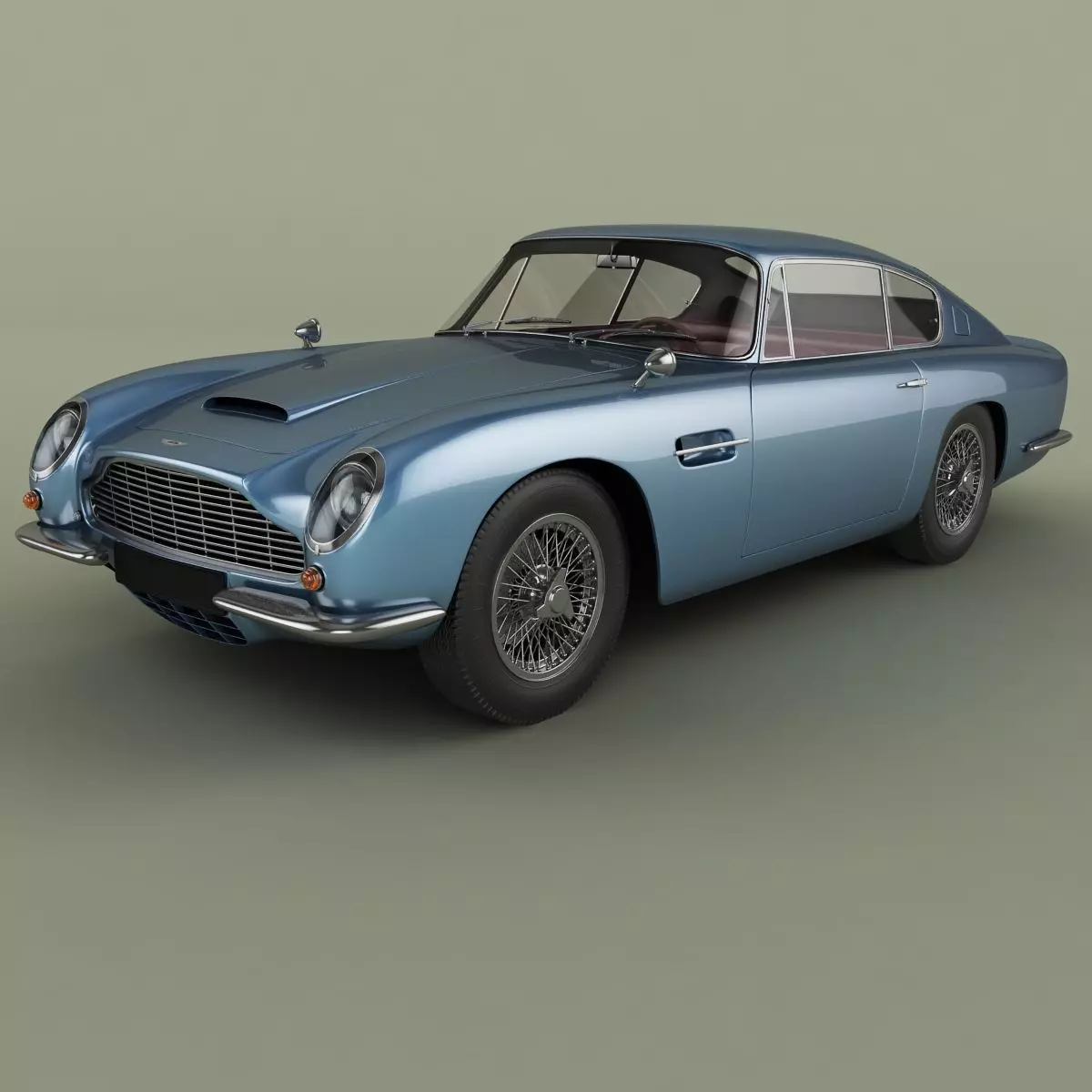 Aston Martin DB6 3D model_0