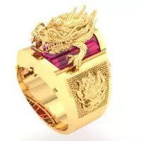 Dragon ring a 3D model_0