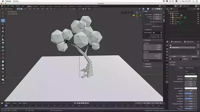 Low Poly 3d Tree