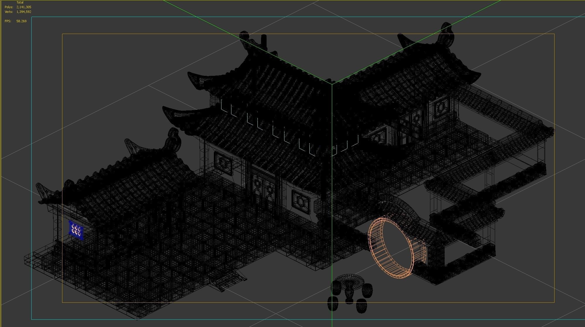 Ancient Architecture 3D model_2