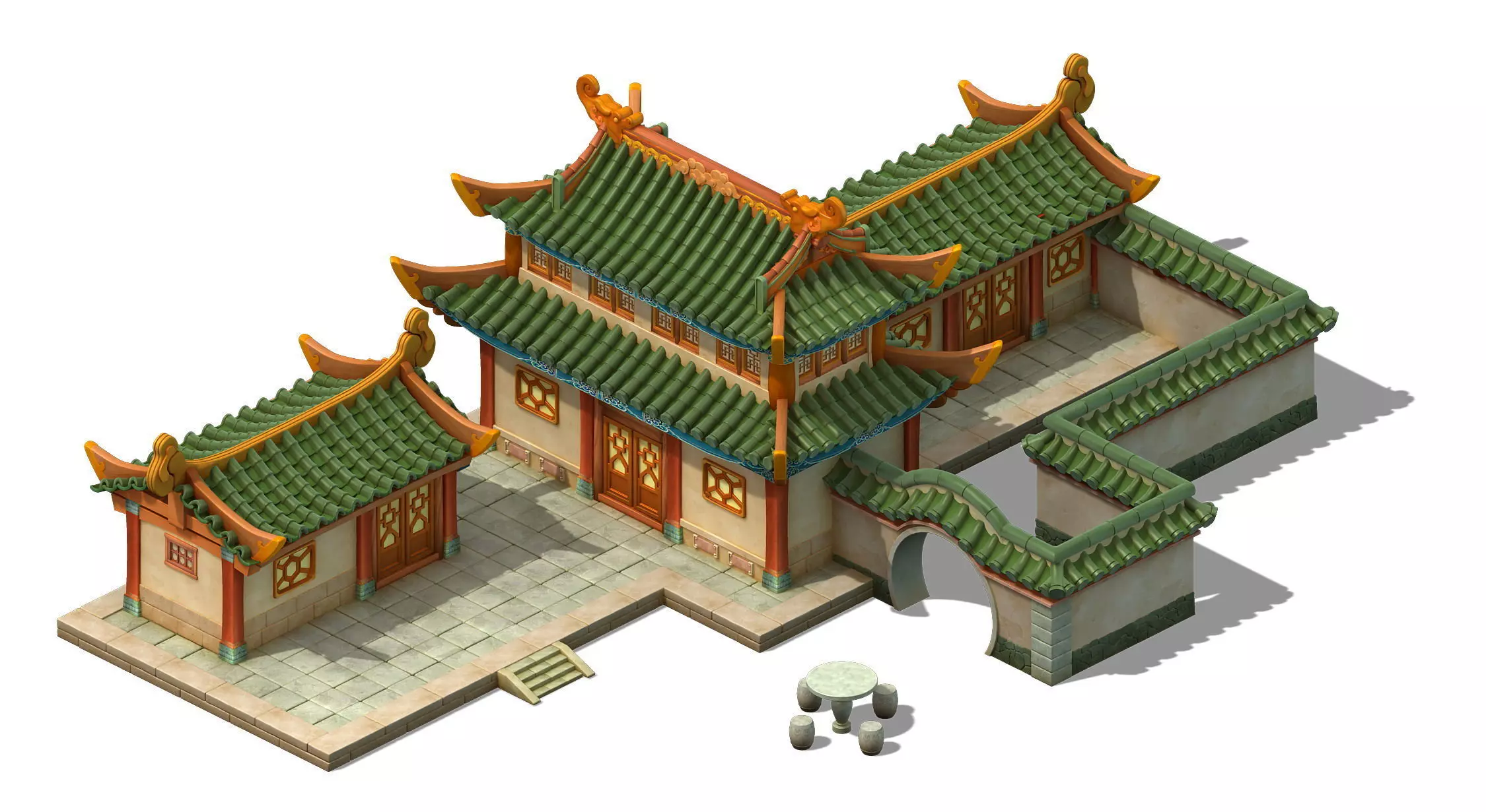 Ancient Architecture 3D model_0