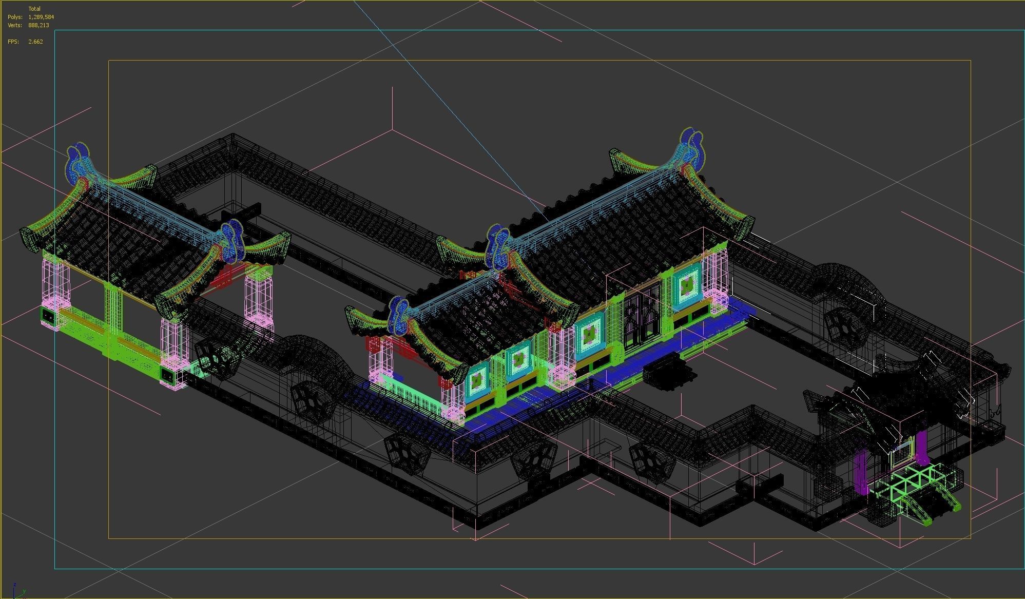 Ancient Architecture 3D model_2