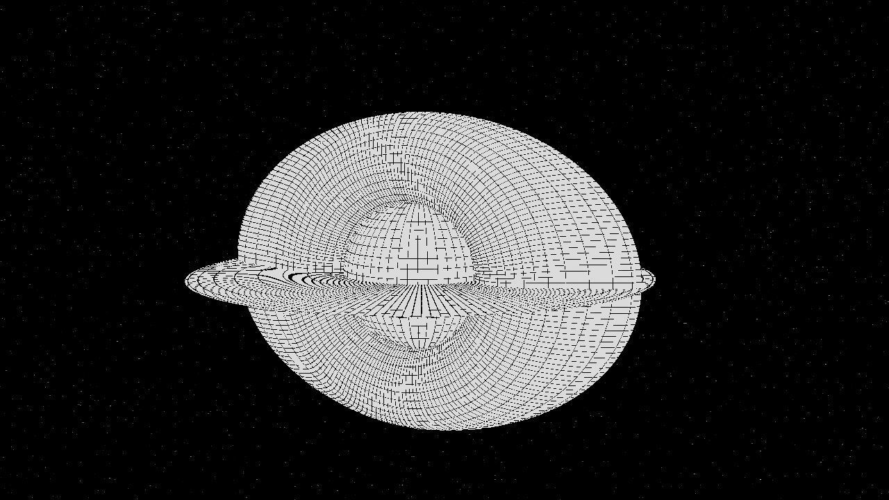 the supermassive black hole  Messier 87 Interstellar 3D model_28