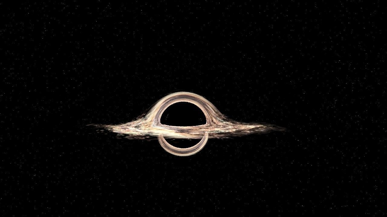 the supermassive black hole  Messier 87 Interstellar 3D model_7