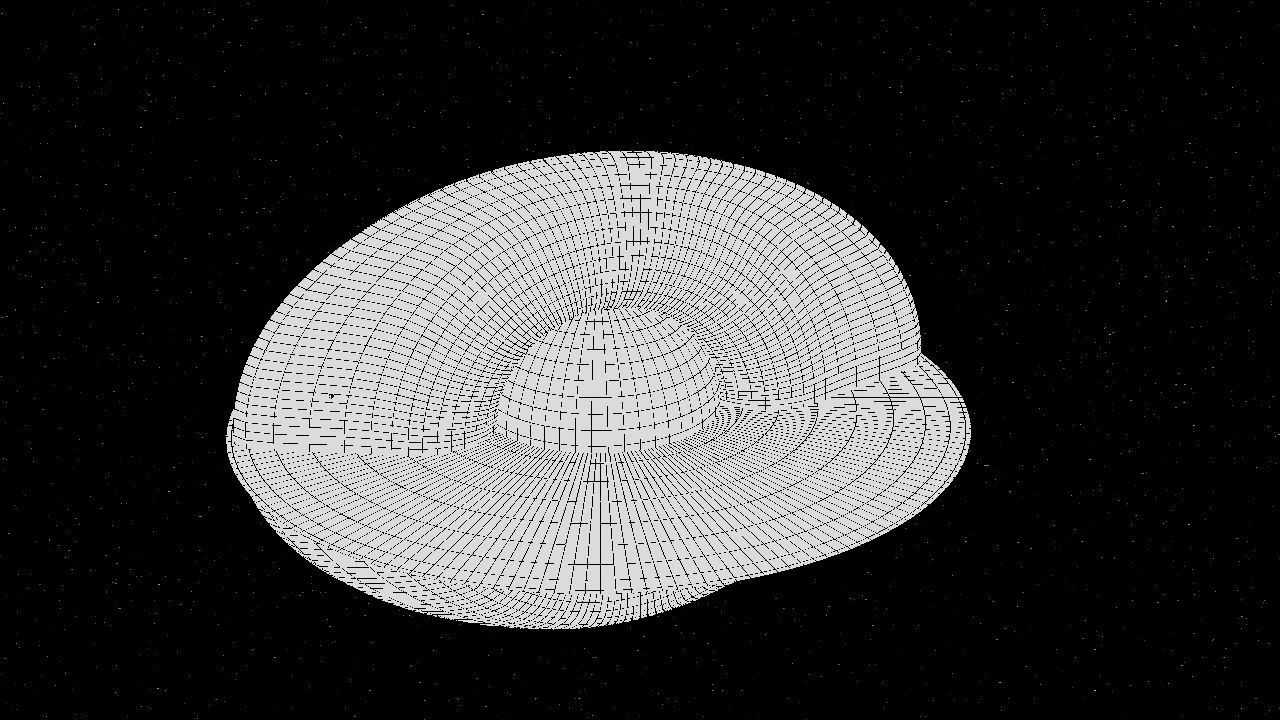 the supermassive black hole  Messier 87 Interstellar 3D model_33