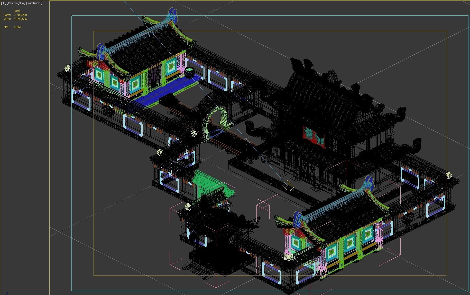 Ancient Architecture 3D model_2