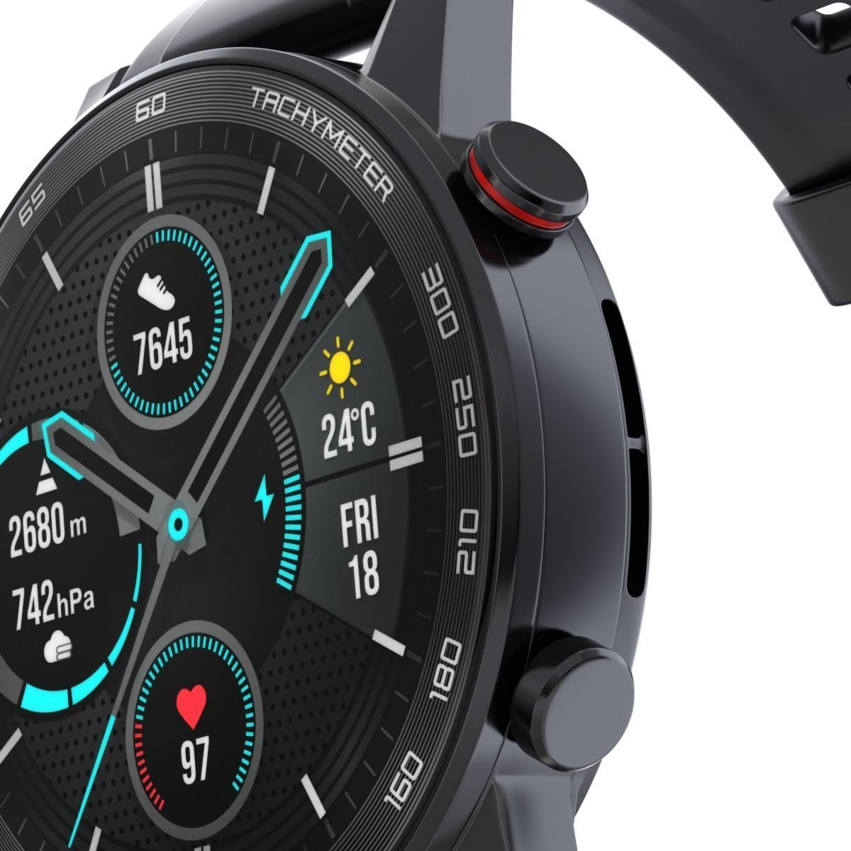 Honor Magic Watch 2 3D model_13