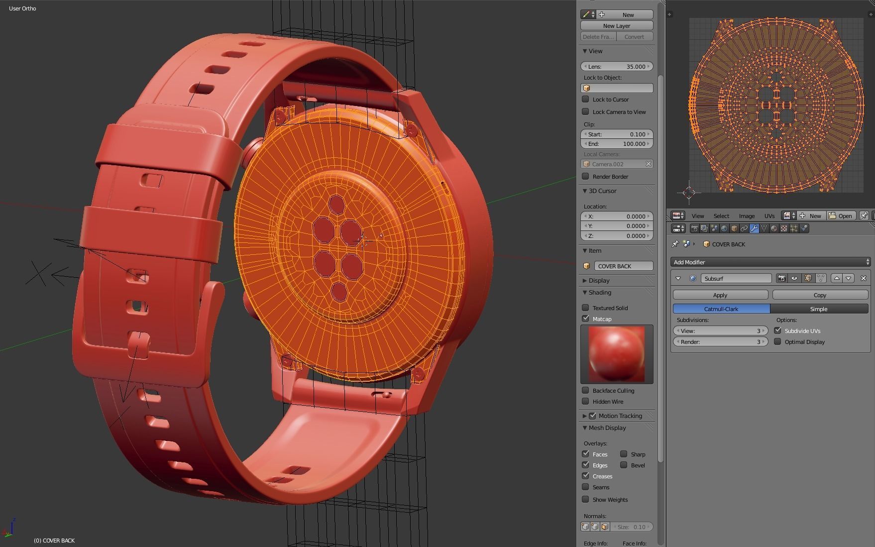 Honor Magic Watch 2 3D model_23