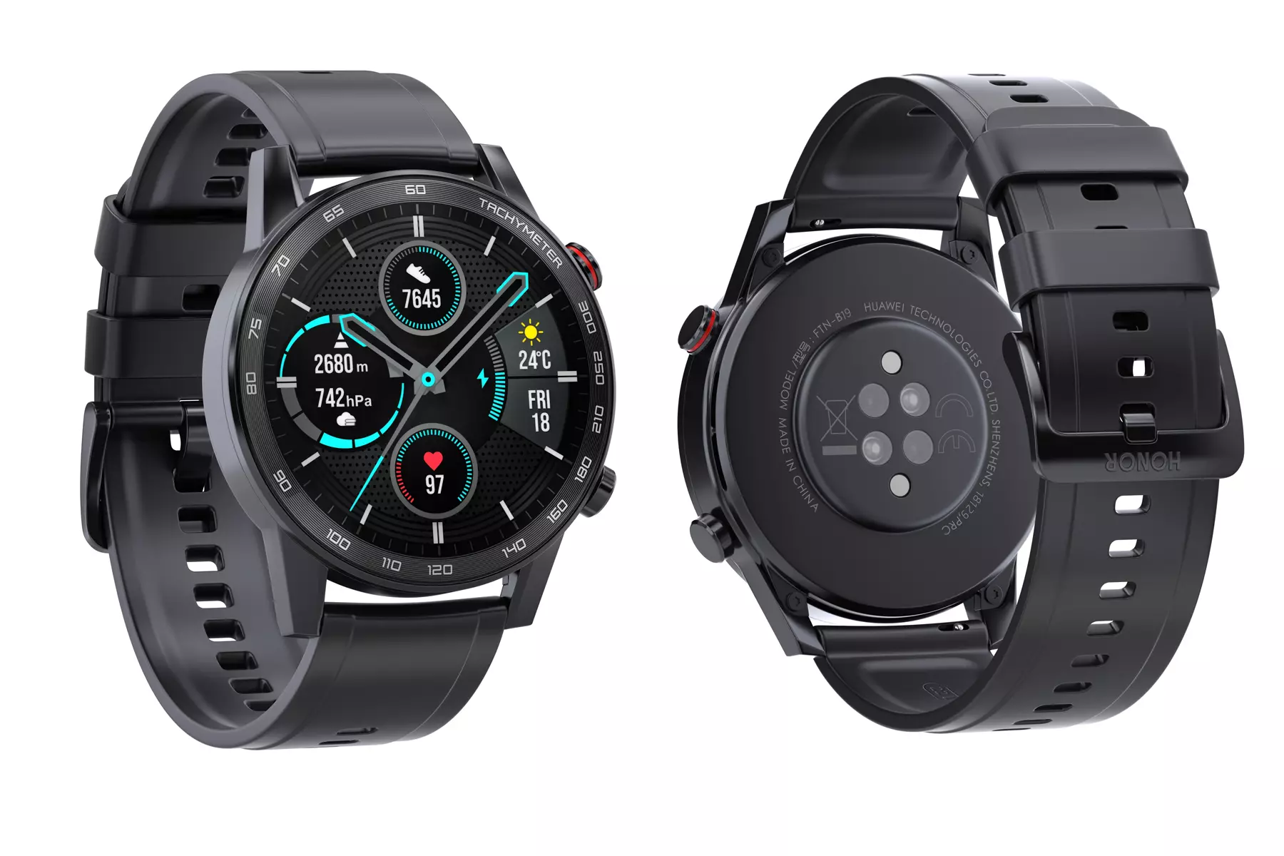 Honor Magic Watch 2 3D model_0