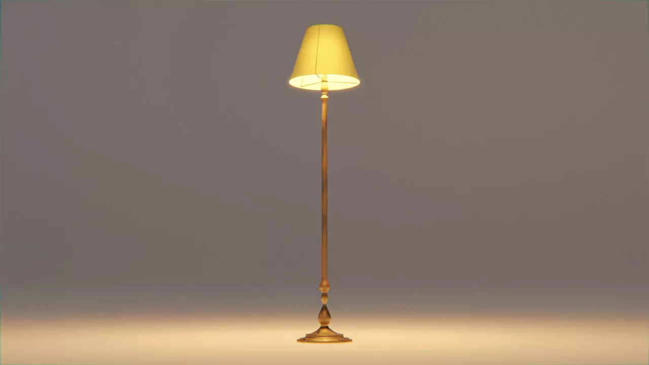 Floor Lamp Free 3D model_0