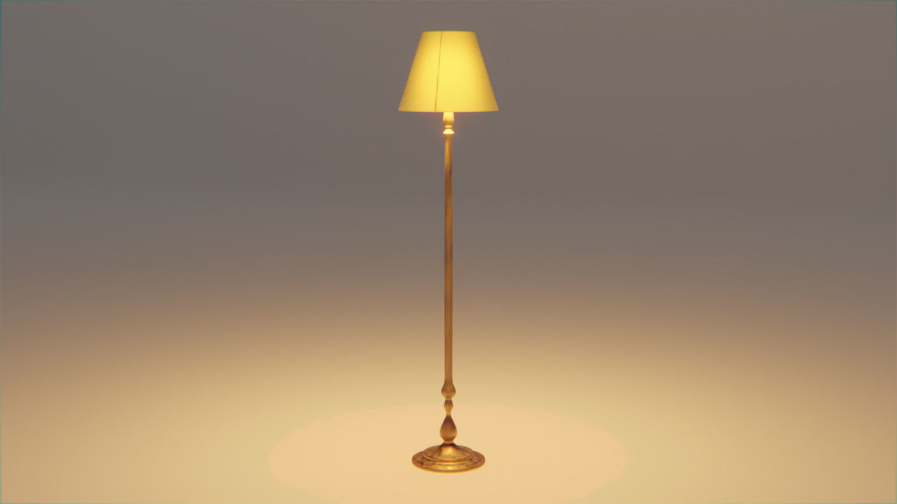 Floor Lamp Free 3D model_1