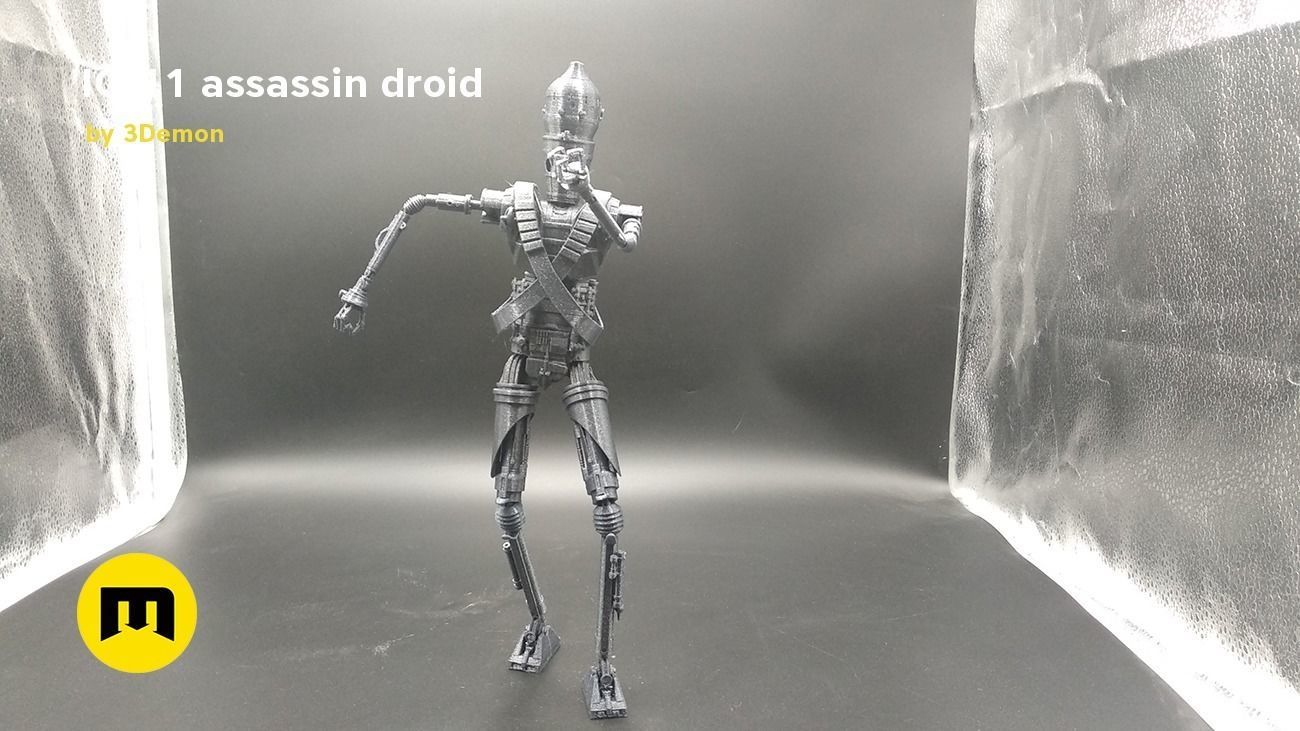 Assassin droid IG-11 Mandalorian 3D print model_2