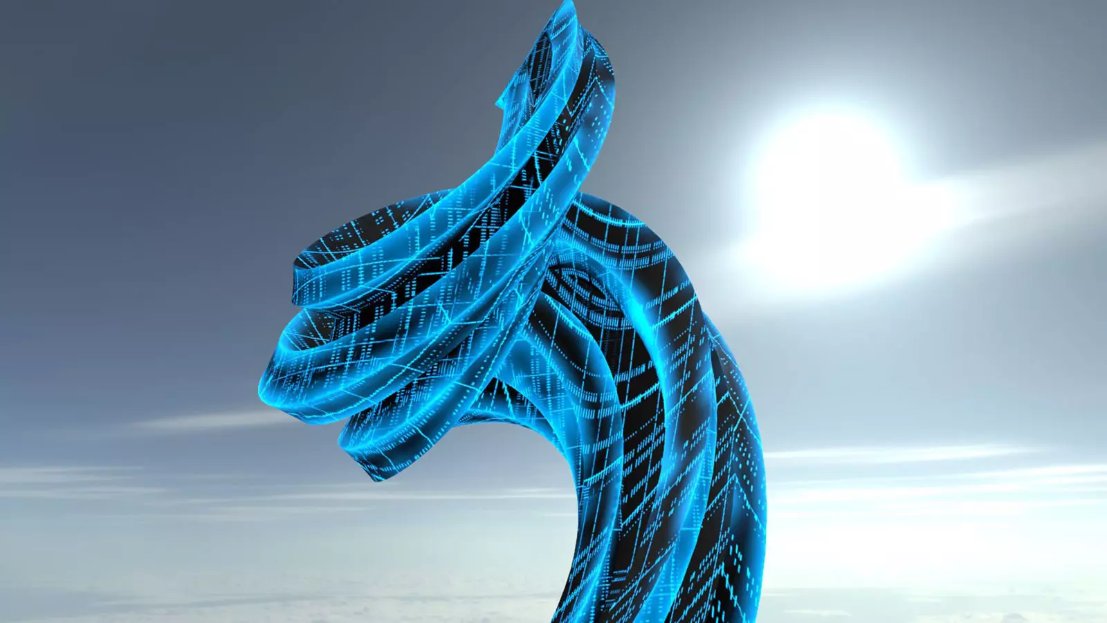 Curly Tower 3D model_0