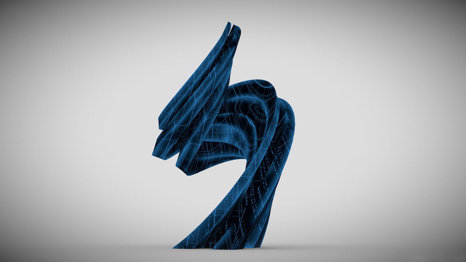 Curly Tower 3D model_3