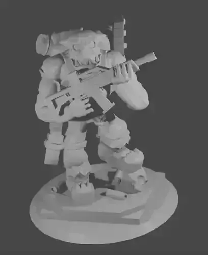 Orc Ork Infanterist Boy 3D print model