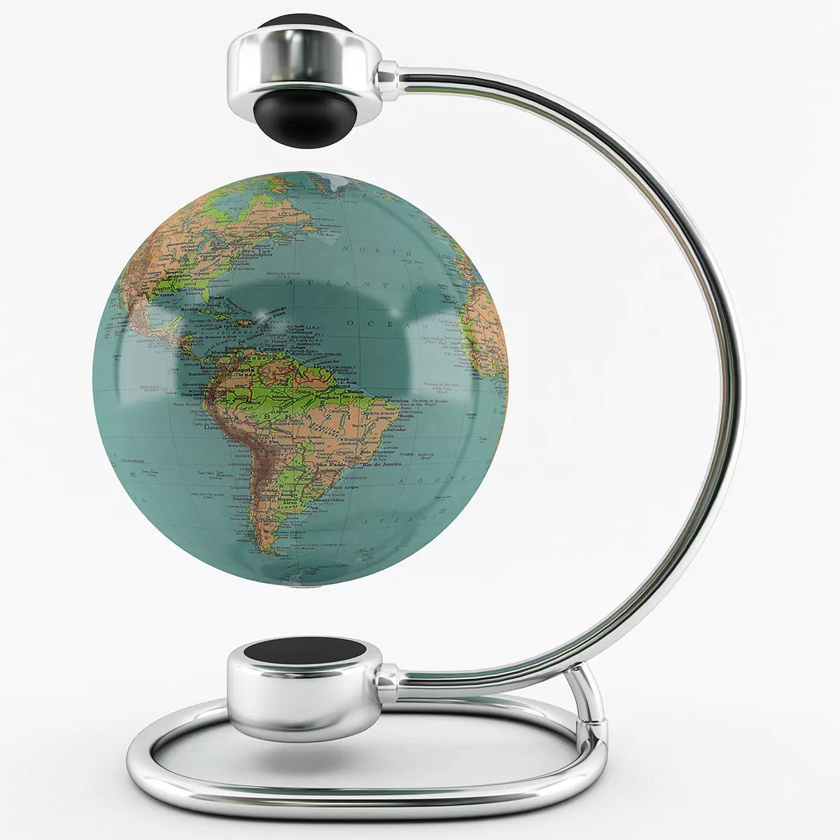 Magnetic Globe 3D model_0