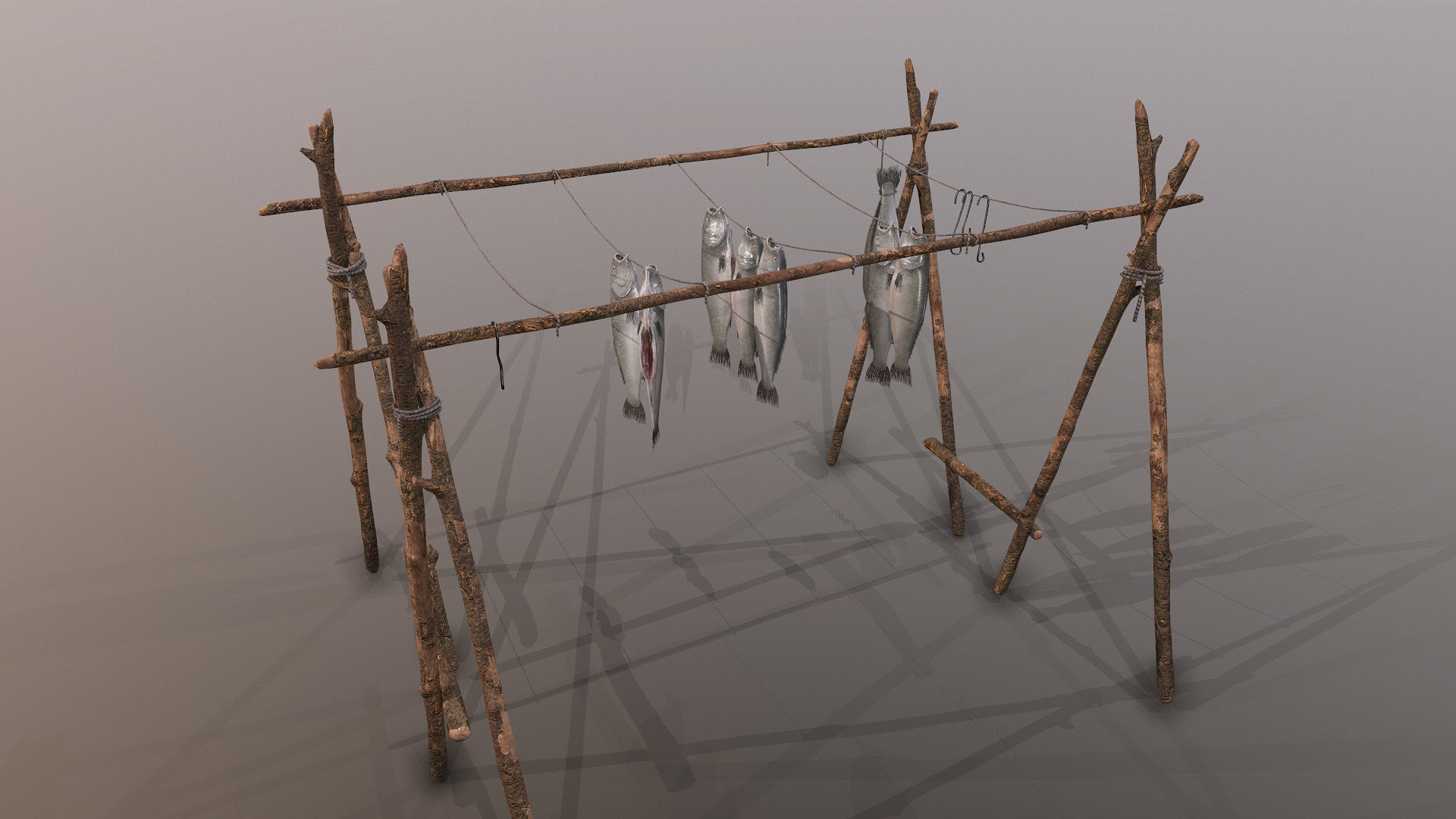 Fish Rack 3D model_3