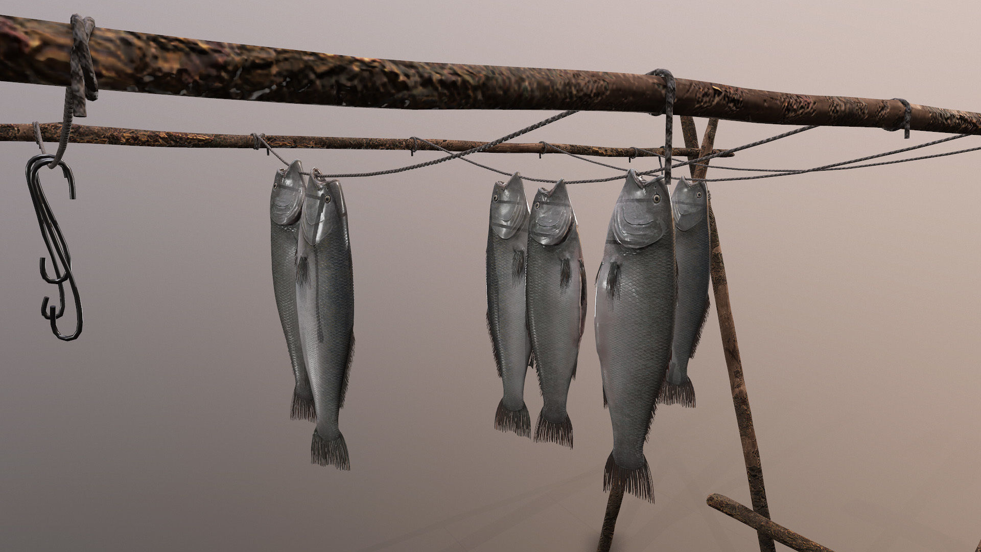 Fish Rack 3D model_4