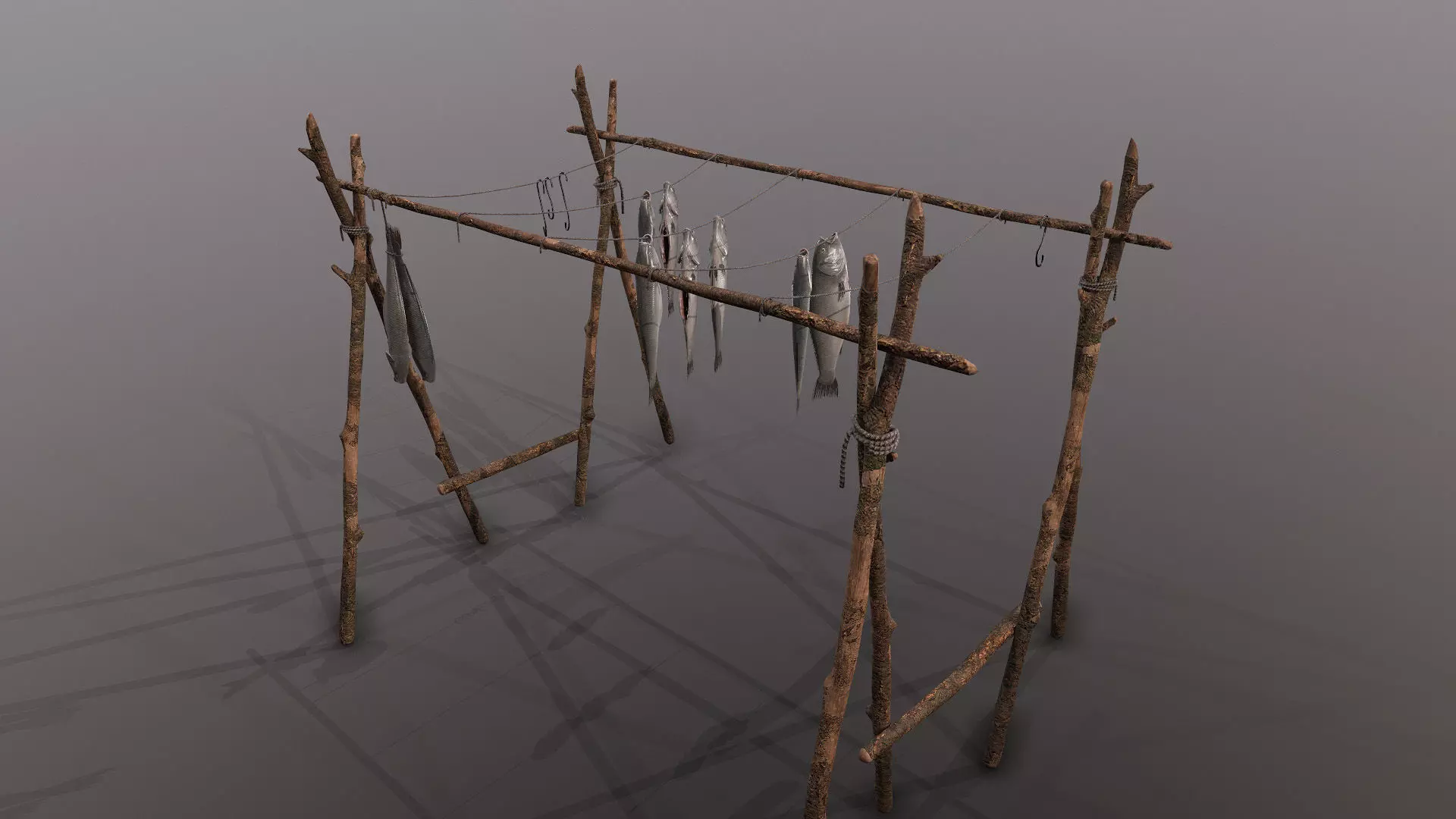 Fish Rack 3D model_0