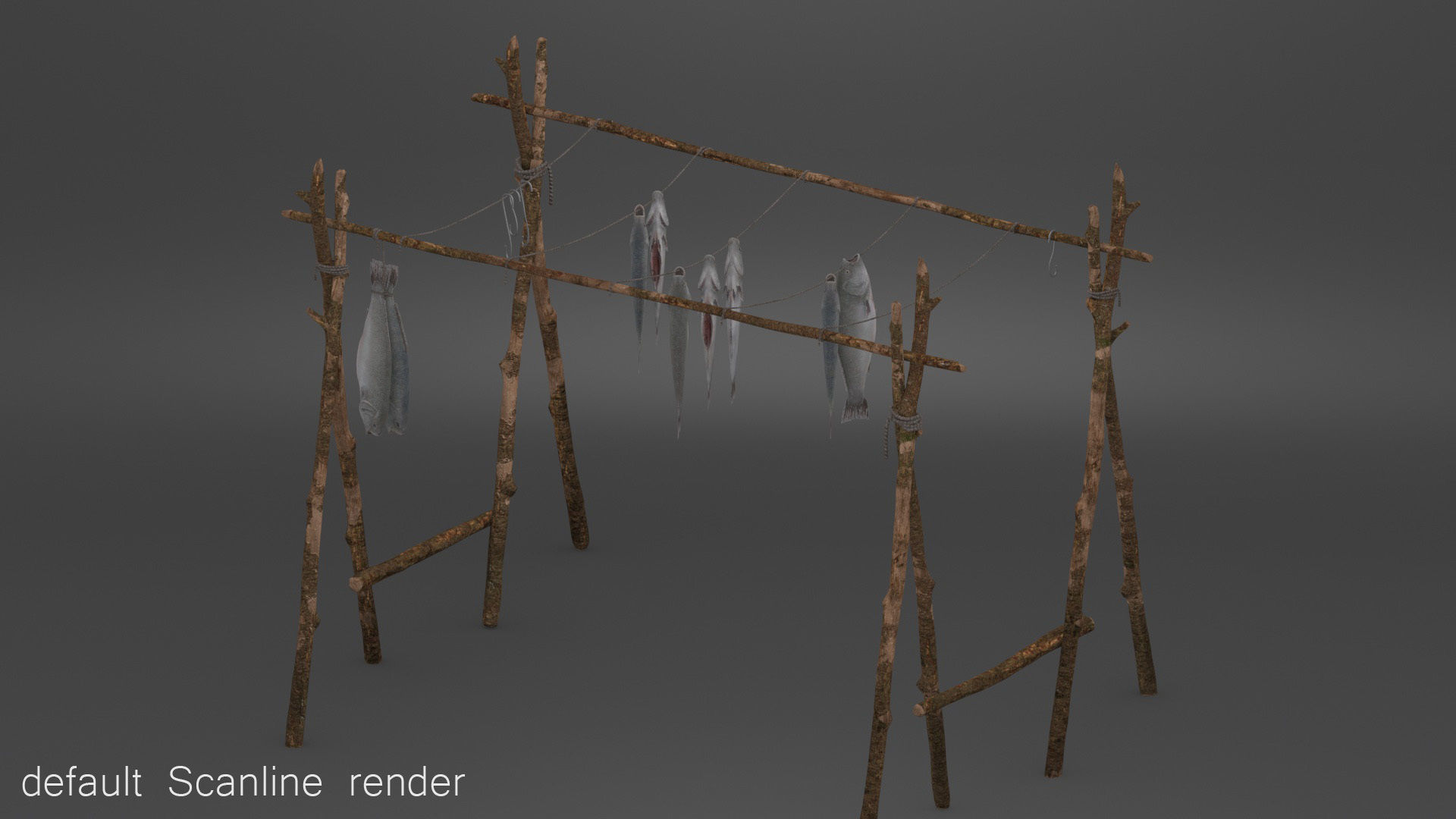 Fish Rack 3D model_8