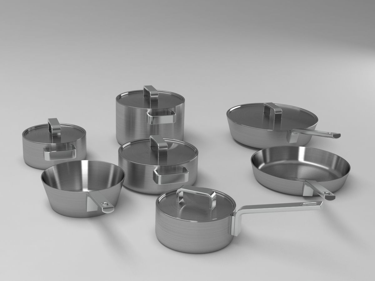 littala cookware 3D model_7