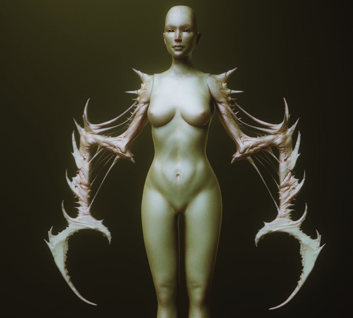 ARMS - 33 Creature arms OBJs and Zbrush IMM 3D model_47