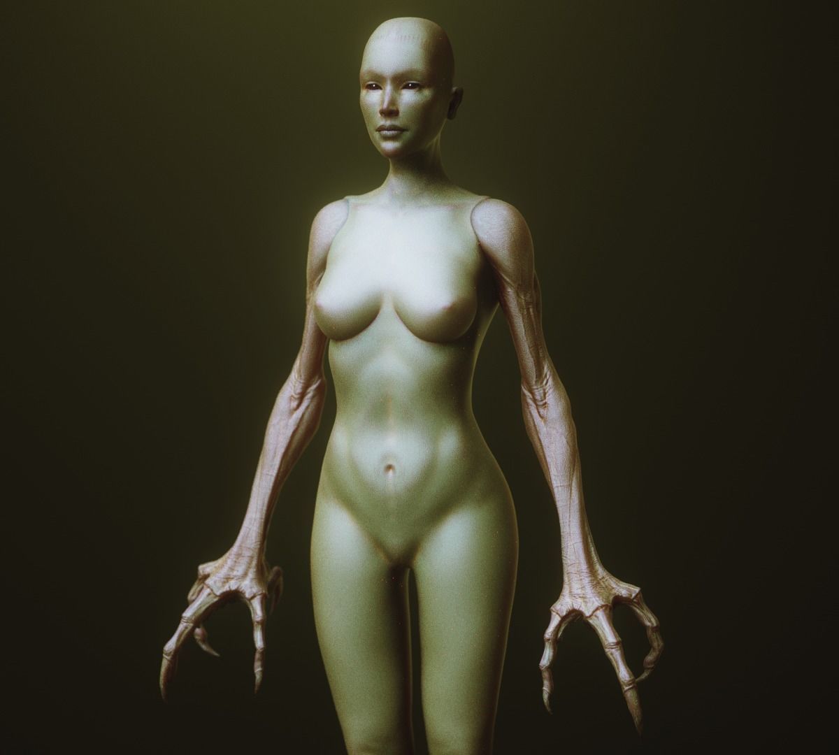 ARMS - 33 Creature arms OBJs and Zbrush IMM 3D model_48