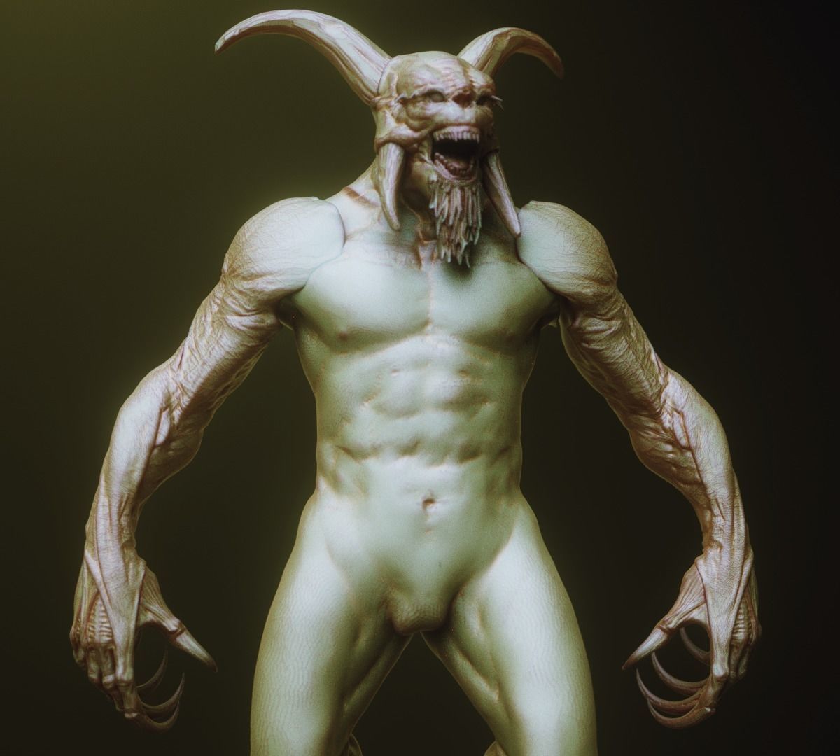 ARMS - 33 Creature arms OBJs and Zbrush IMM 3D model_36