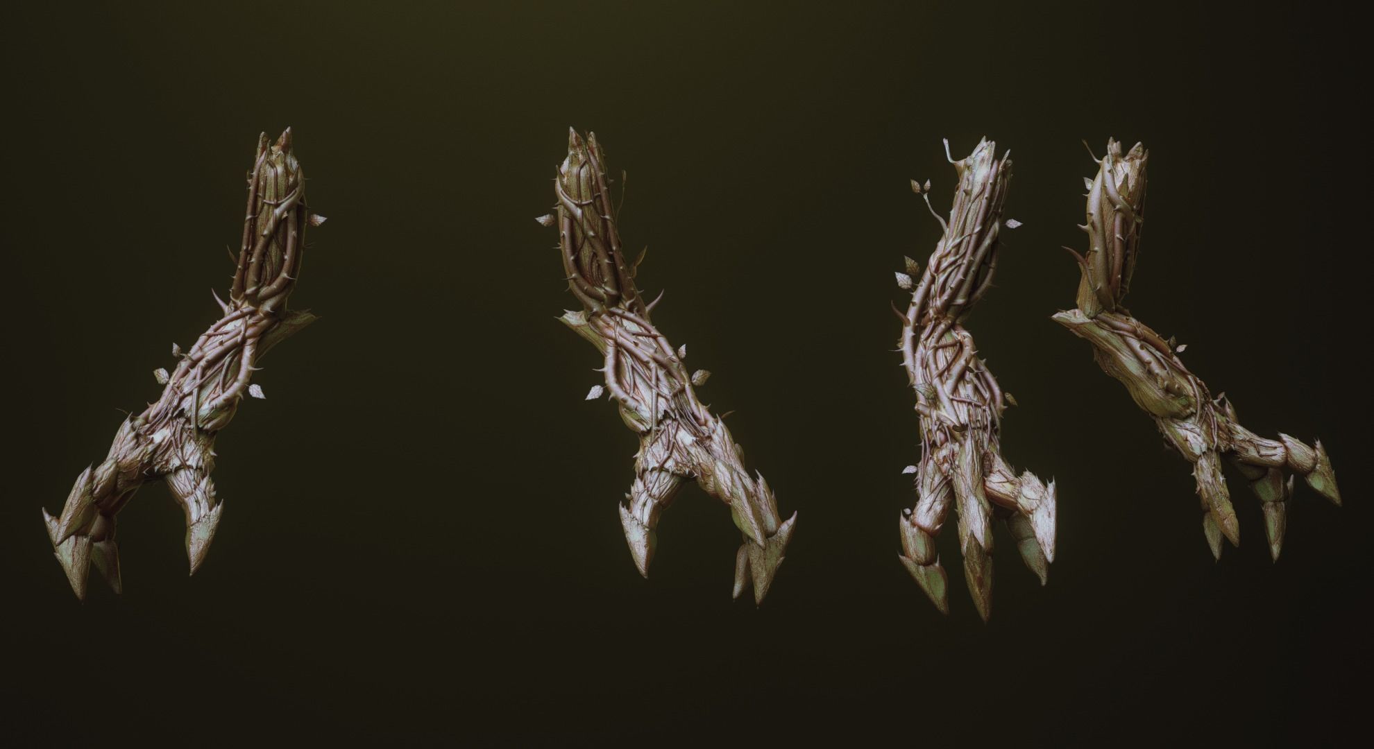 ARMS - 33 Creature arms OBJs and Zbrush IMM 3D model_9