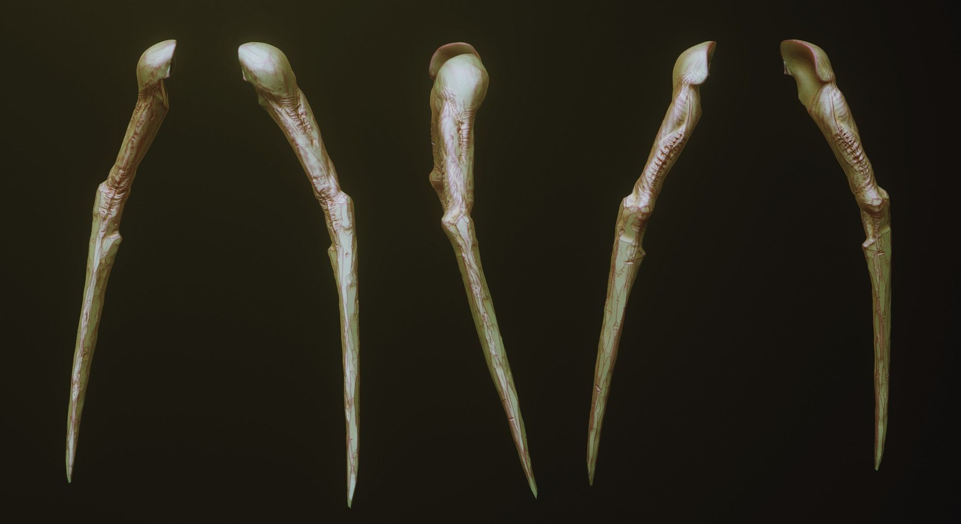 ARMS - 33 Creature arms OBJs and Zbrush IMM 3D model_41