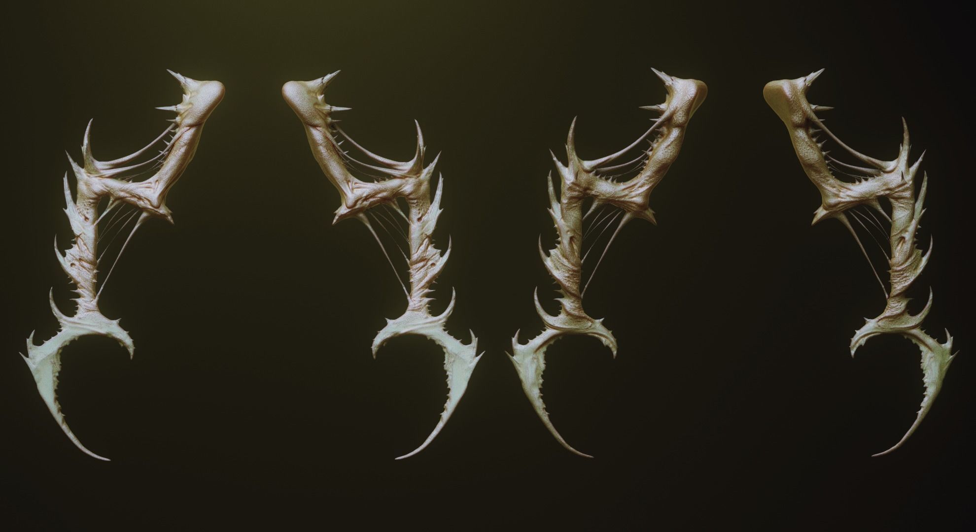 ARMS - 33 Creature arms OBJs and Zbrush IMM 3D model_17