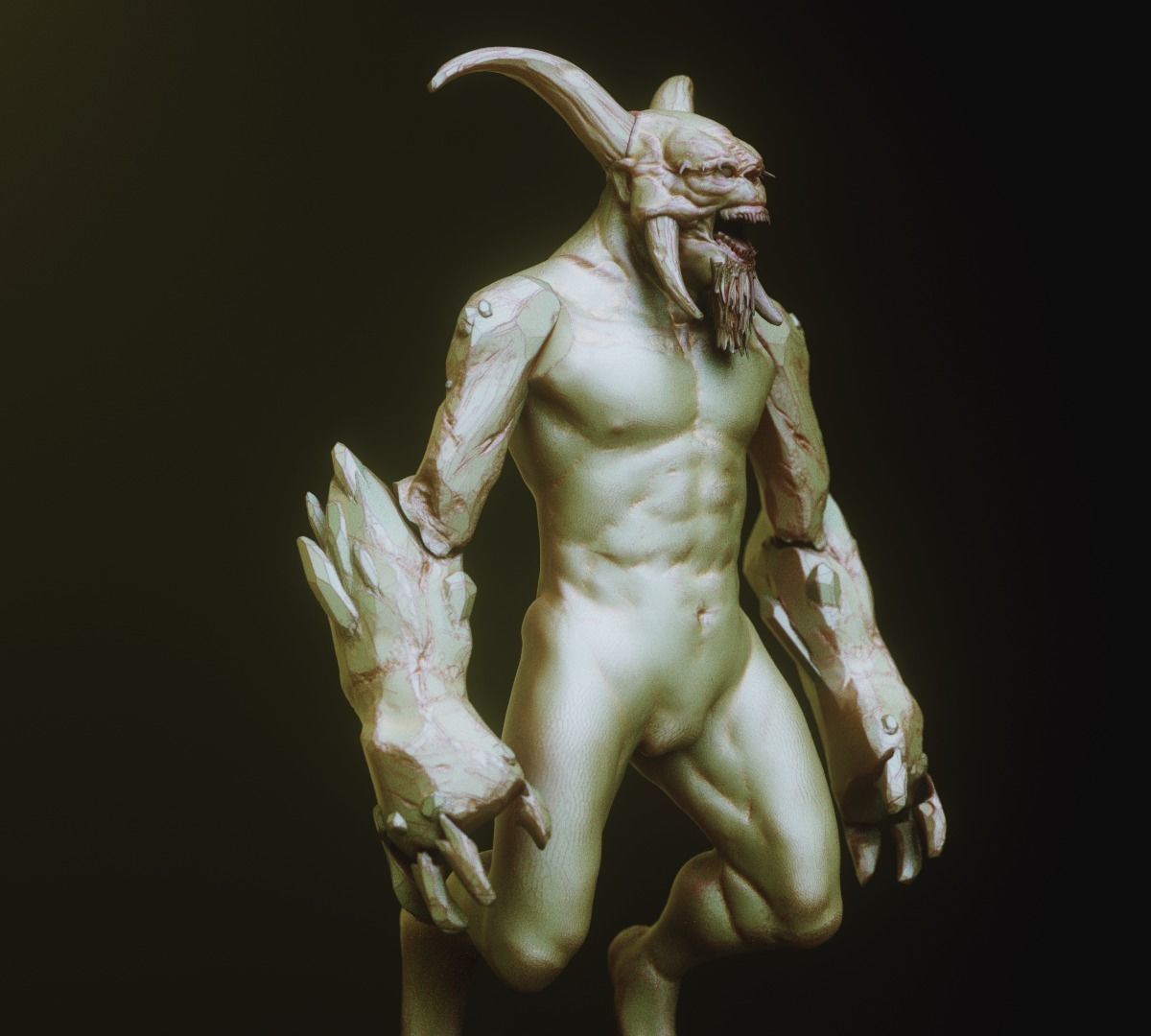 ARMS - 33 Creature arms OBJs and Zbrush IMM 3D model_45