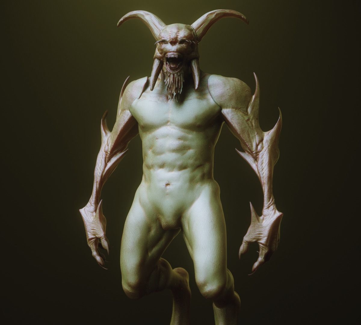 ARMS - 33 Creature arms OBJs and Zbrush IMM 3D model_49