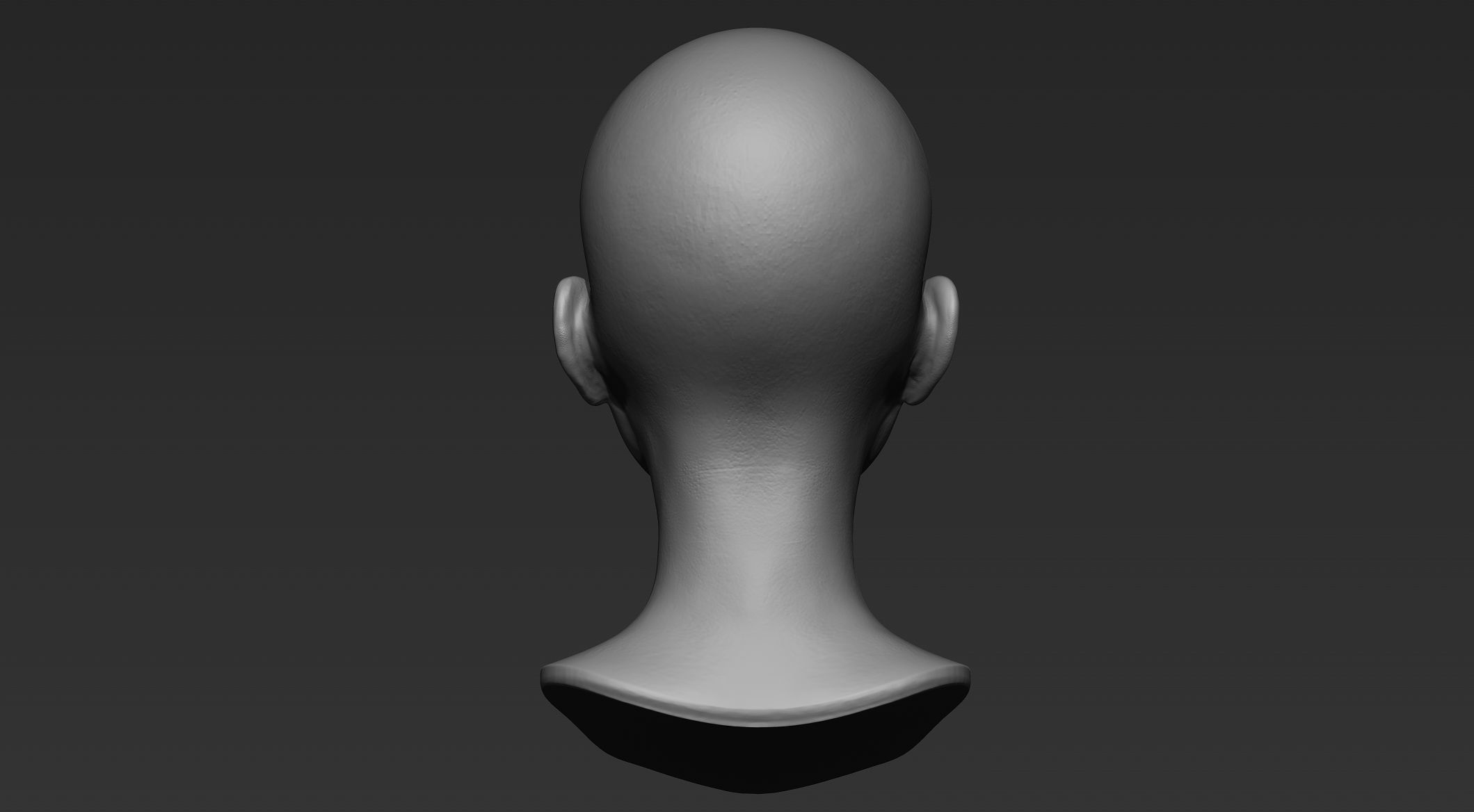 3D Printable Female Head 2 3D model_5