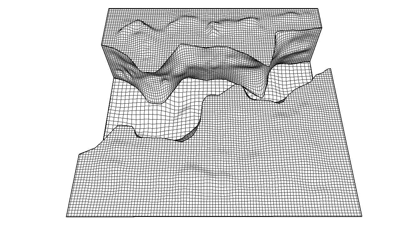 CANYON slope of mountain Free low-poly 3D model_23