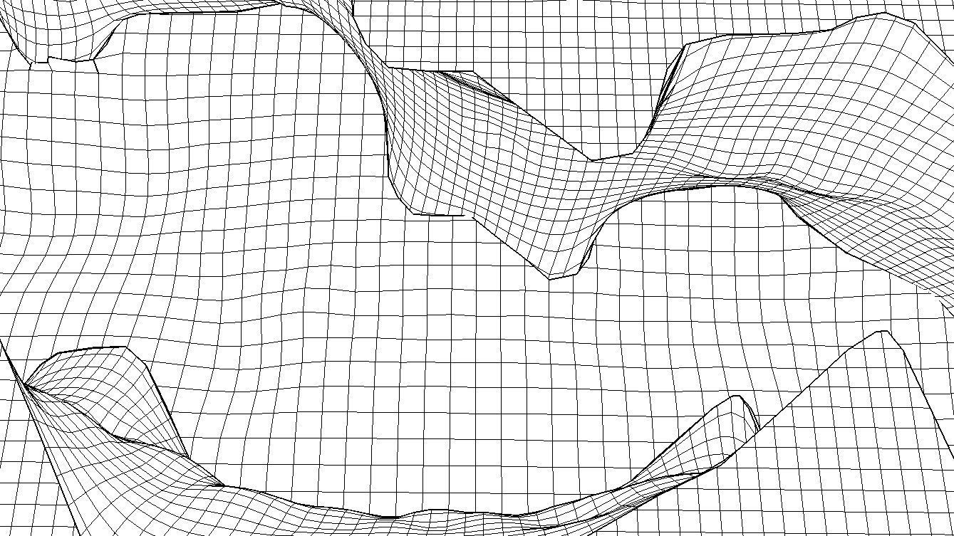 CANYON slope of mountain Free low-poly 3D model_16