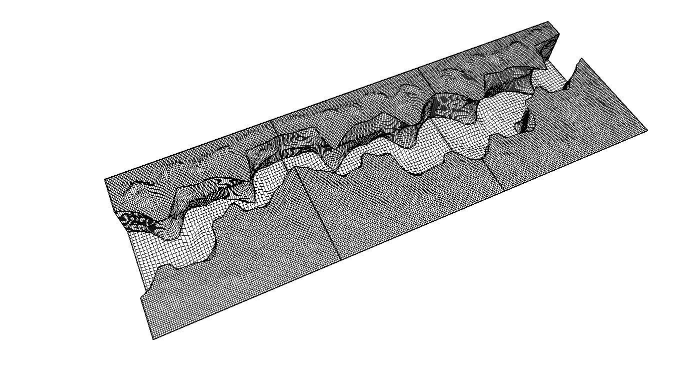 CANYON slope of mountain Free low-poly 3D model_14