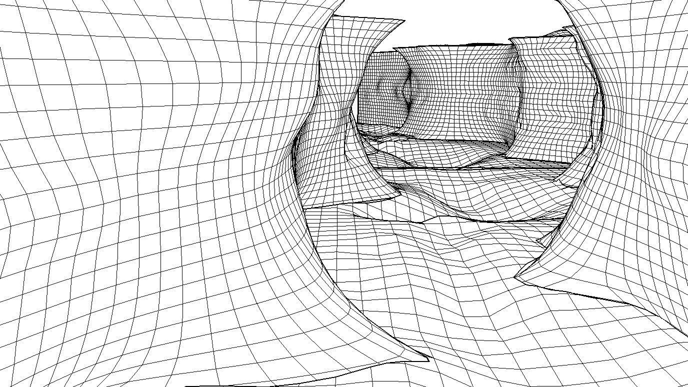 CANYON slope of mountain Free low-poly 3D model_12