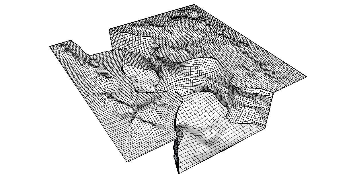 CANYON slope of mountain Free low-poly 3D model_20
