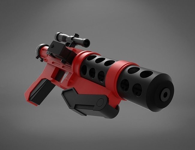 Sith Trooper  F-11ABA Blaster 3D print model